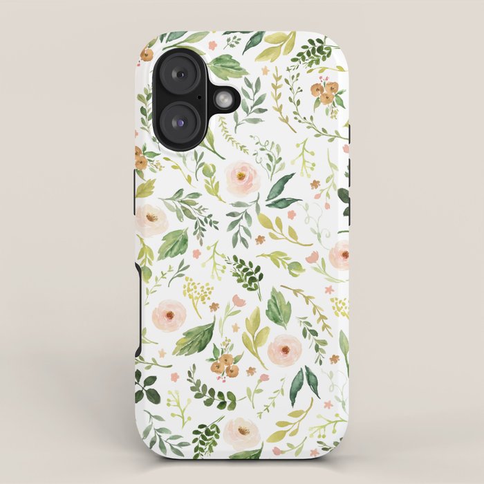 Botanical Spring Flowers iPhone Case Gallery Image 1