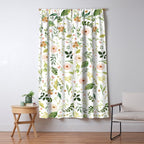 Botanical Spring Flowers Window Curtain Gallery Image 5