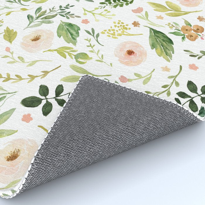 Botanical Spring Flowers Rug Gallery Image 4