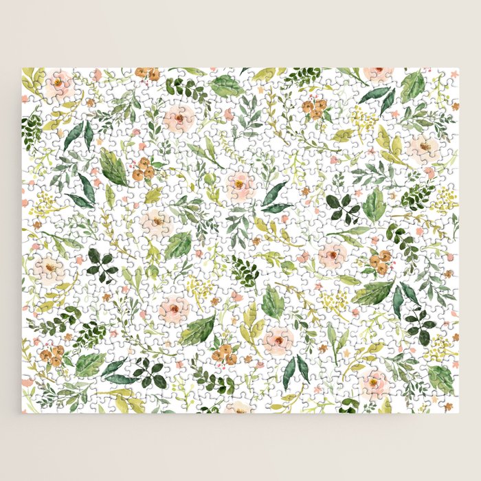Botanical Spring Flowers Jigsaw Puzzle Gallery Image 1