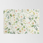 Botanical Spring Flowers Rug Gallery Image 2