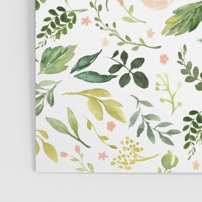 Botanical Spring Flowers Poster Gallery Image 3