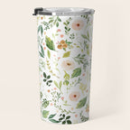 Botanical Spring Flowers Travel Mug Gallery Image 3