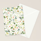 Botanical Spring Flowers Stationery Card Gallery Image 2