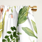 Botanical Spring Flowers Window Curtain Gallery Image 2