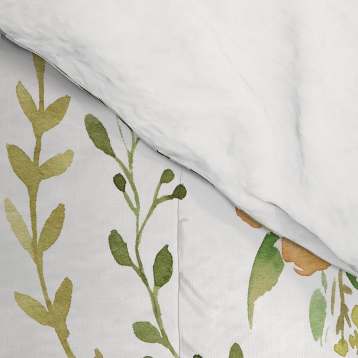 Botanical Spring Flowers Comforter Gallery Image 4