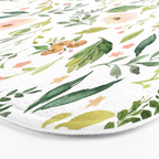 Botanical Spring Flowers Bath Mat Gallery Image 3