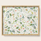 Botanical Spring Flowers Serving Tray Gallery Image 1