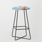 These Boots - Glitter Blue Stool Gallery Image 1