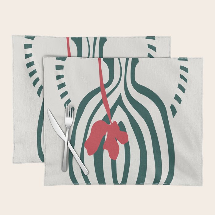 Minimalistic Vase 1 Placemat Gallery Image 1