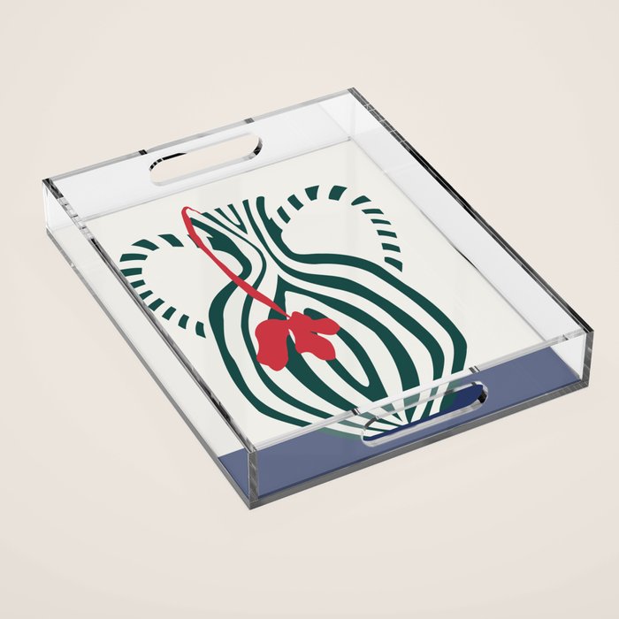 Minimalistic Vase 1 Acrylic Tray Gallery Image 1