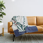 Minimalistic Vase 1 Throw Blanket Gallery Image 1