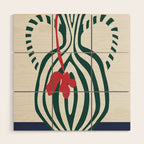 Minimalistic Vase 1 Wood Wall Art Gallery Image 1