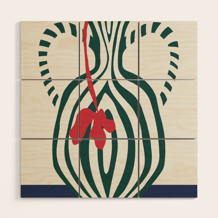 Minimalistic Vase 1 Wood Wall Art Gallery Image 1