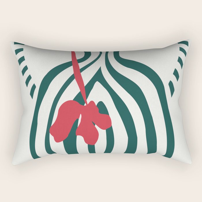 Minimalistic Vase 1 Rectangular Pillow Gallery Image 1