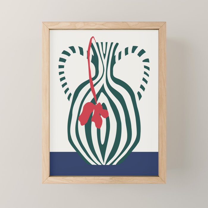 Minimalistic Vase 1 Mini Art Print Gallery Image 1