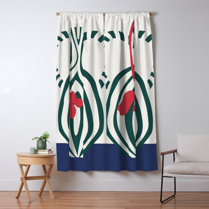 Minimalistic Vase 1 Window Curtain Gallery Image 5