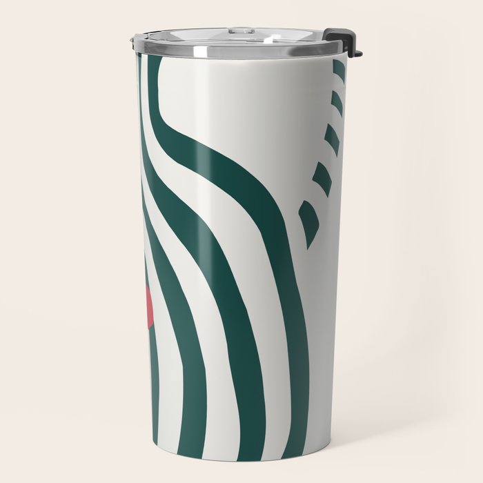 Minimalistic Vase 1 Travel Mug Gallery Image 2