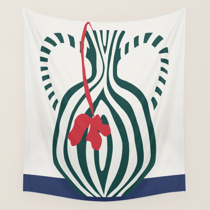 Minimalistic Vase 1 Wall Tapestry Gallery Image 4