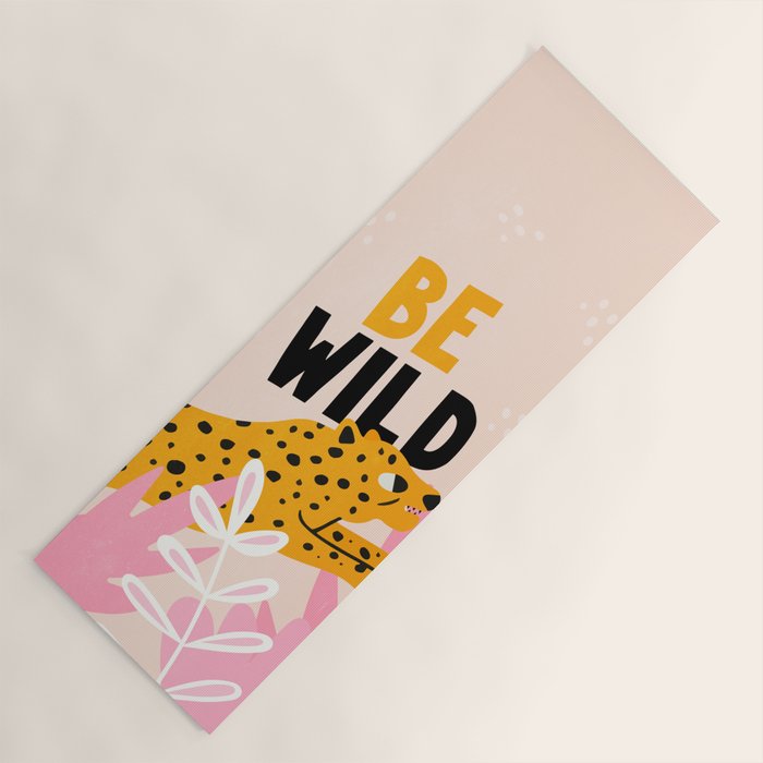 Be Wild: The Peach Edition Yoga Mat Gallery Image 1