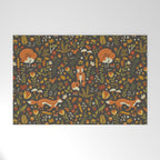 Fox in an Autumn Garden Welcome Mat Gallery Image 1