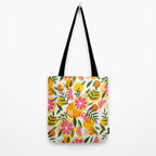 Grapefruit Blooms â Pink & White Tote Bag Gallery Image 2