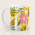 Grapefruit Blooms â Pink & White Coffee Mug Gallery Image 3