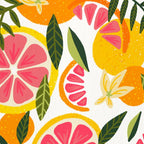 Grapefruit Blooms â Pink & White Coffee Mug Gallery Image 2