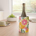Grapefruit Blooms â Pink & White Wine Chiller Gallery Image 4