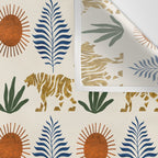 Jungle Tiger Print Wall Tapestry Gallery Image 3