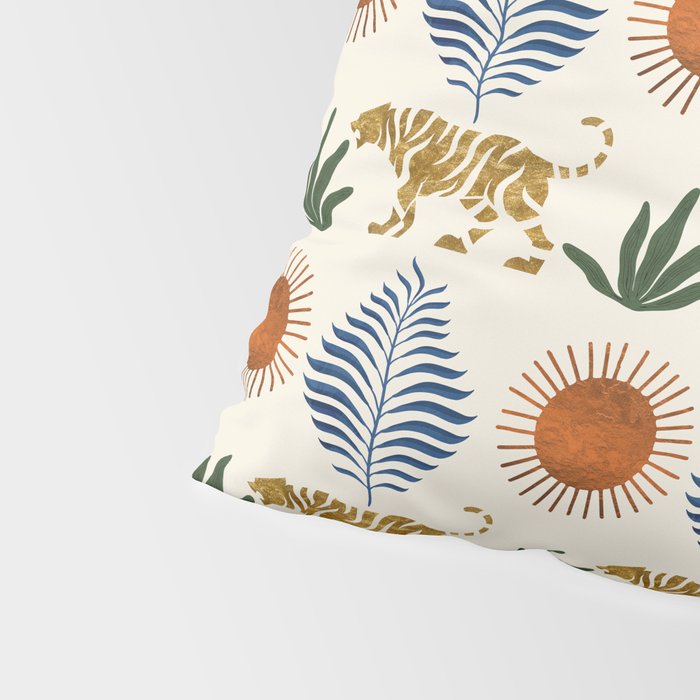 Jungle Tiger Print Pillow Sham Gallery Image 4