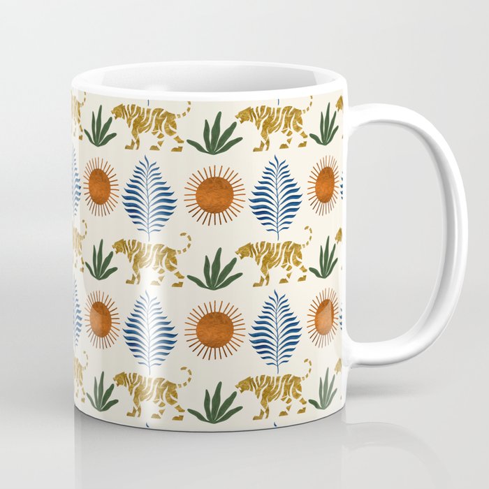 Jungle Tiger Print Coffee Mug Gallery Image 1