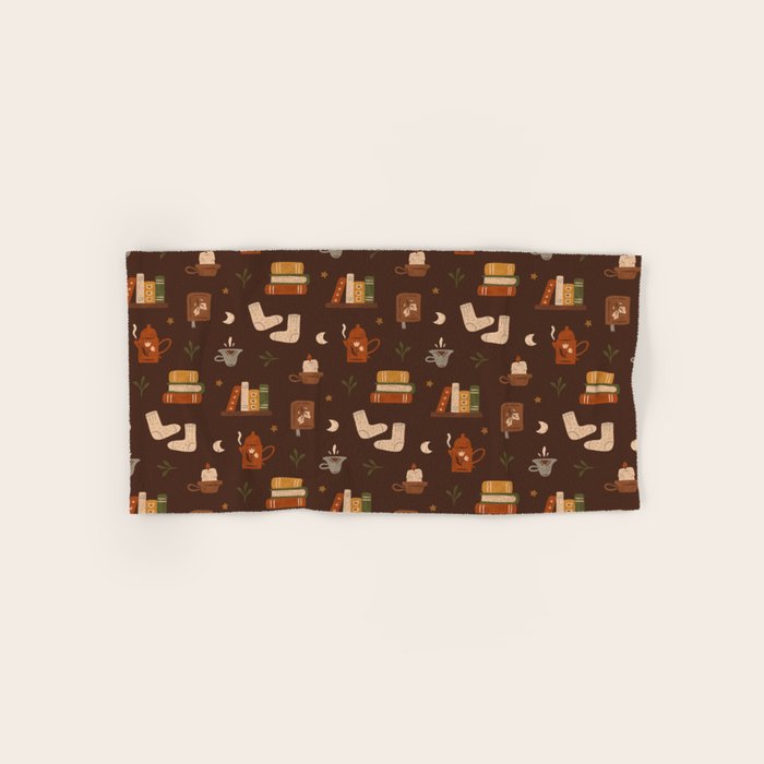 Cozy Night Reading Bath Towel Gallery Image 1