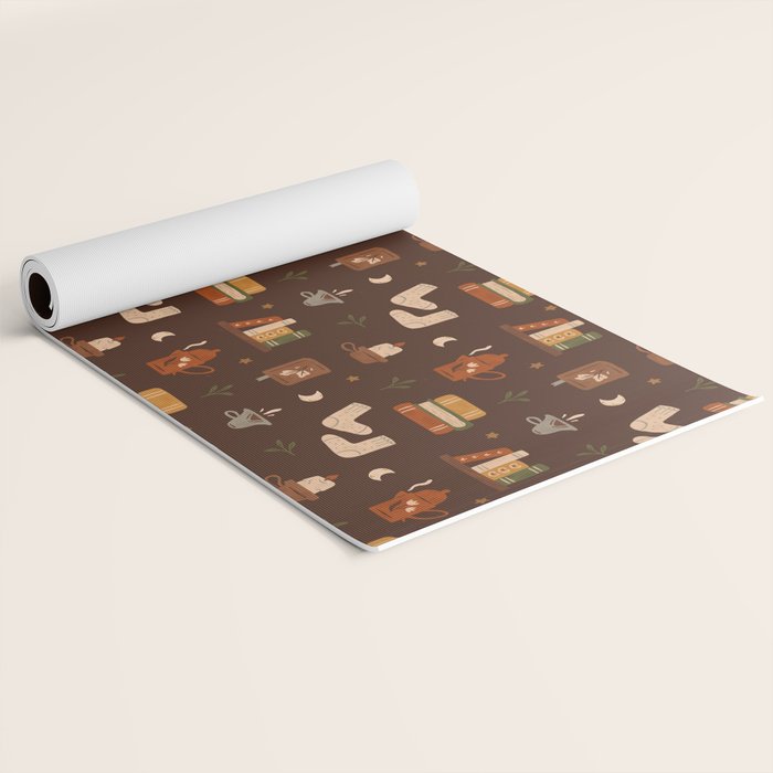 Cozy Night Reading Yoga Mat Gallery Image 2