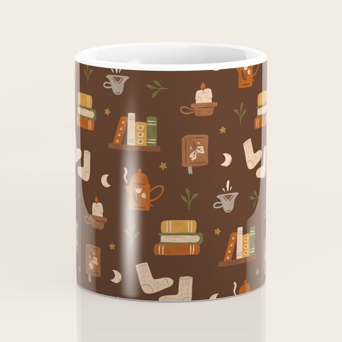 Cozy Night Reading Coffee Mug Gallery Image 4