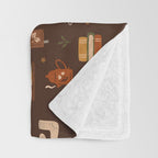 Cozy Night Reading Throw Blanket Gallery Image 3
