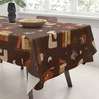 Cozy Night Reading Tablecloth Gallery Image 3