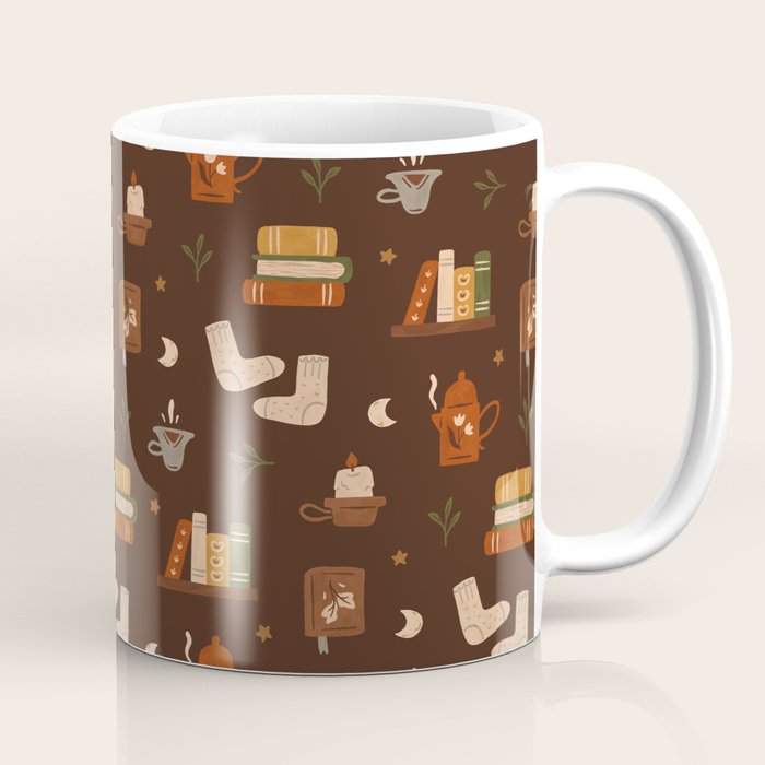 Cozy Night Reading Coffee Mug Gallery Image 1