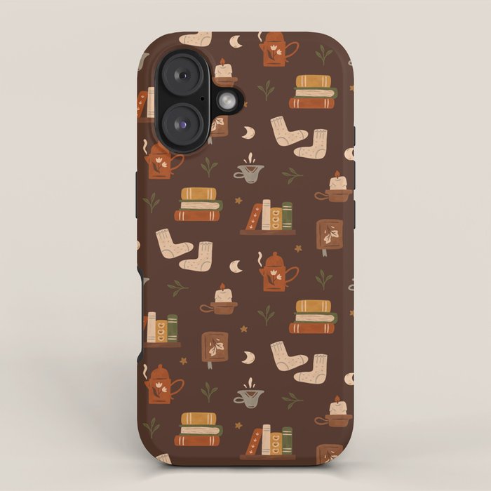 Cozy Night Reading iPhone Case Gallery Image 1
