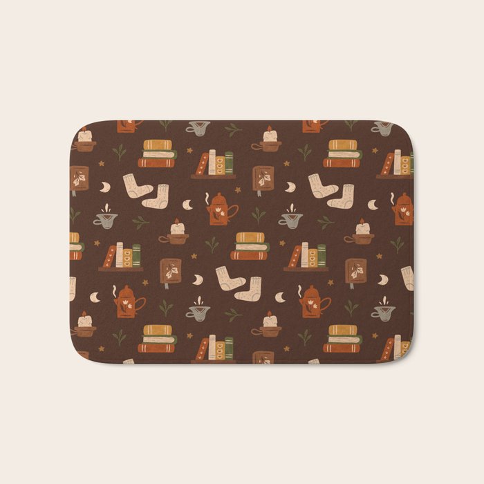 Cozy Night Reading Bath Mat Gallery Image 1