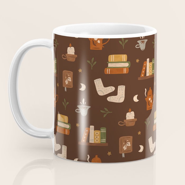 Cozy Night Reading Coffee Mug Gallery Image 3