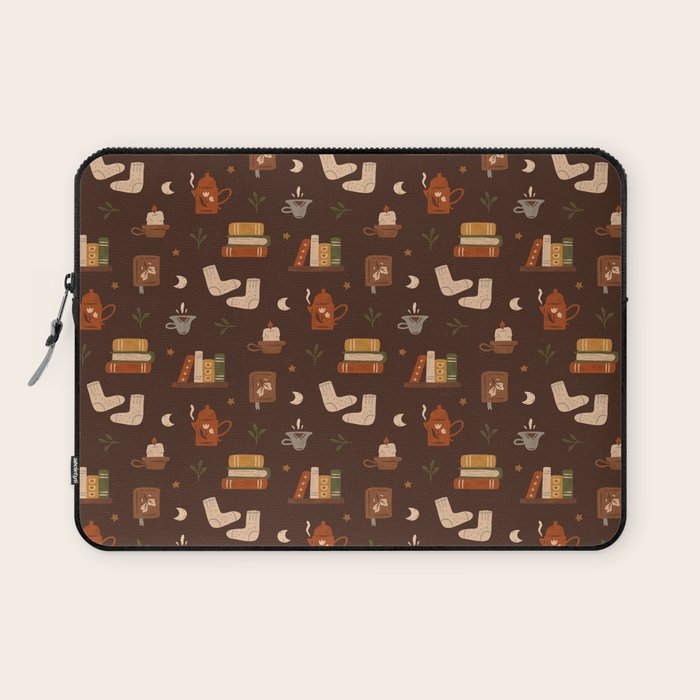 Cozy Night Reading Laptop Sleeve Gallery Image 1