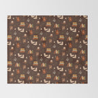 Cozy Night Reading Throw Blanket Gallery Image 2