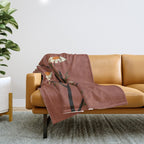 Flowers 8 Throw Blanket Gallery Image 1