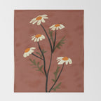 Flowers 8 Throw Blanket Gallery Image 2