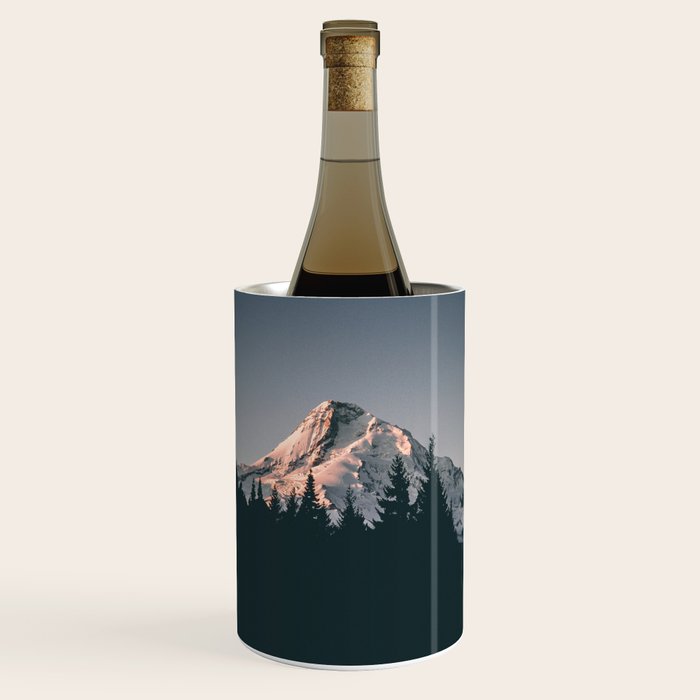 First Light on Mount Hood Wine Chiller Gallery Image 1