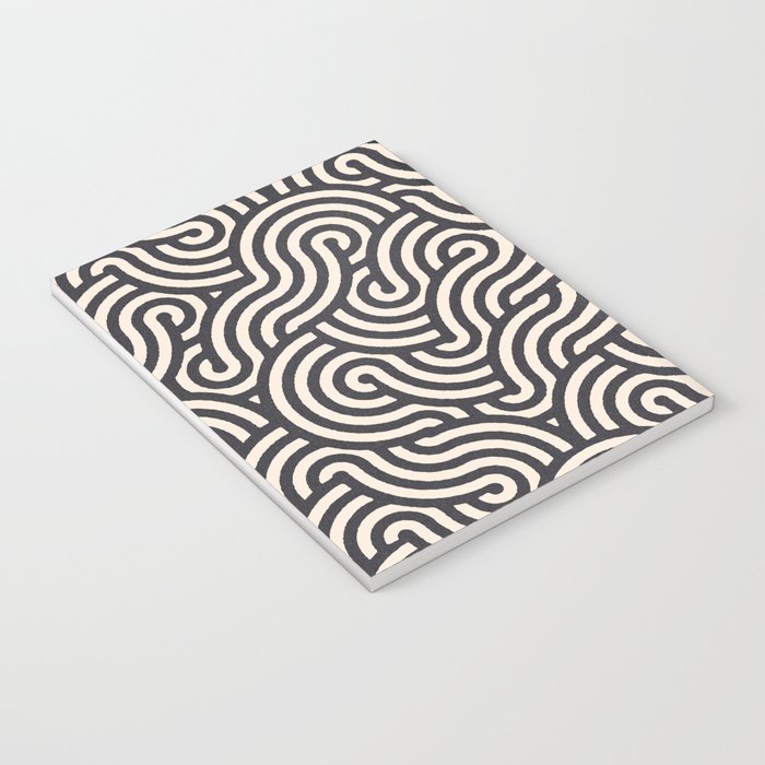 SWIRL Coal and Cream Notebook Gallery Image 3