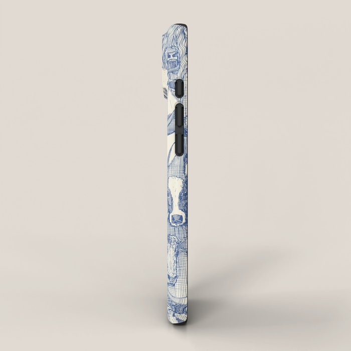 just cattle classic blue pearl iPhone Case Gallery Image 2