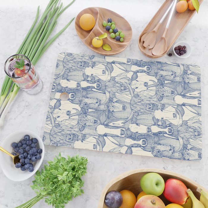 just cattle classic blue pearl Cutting Board Gallery Image 2