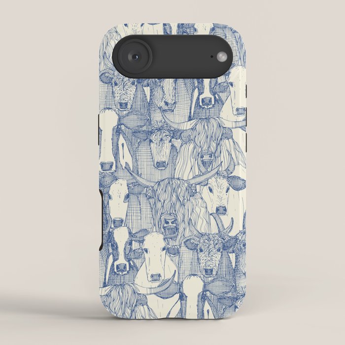 just cattle classic blue pearl iPhone Case Gallery Image 2